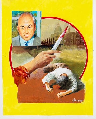 I grandi Magistrati, tempera su cartone