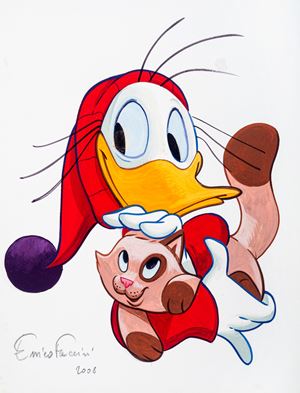 Paperoga,  Gambadilegno e Paperone