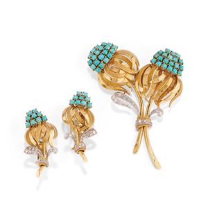 Demi-parure con cardi