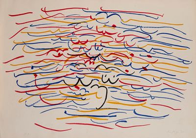 Composizione - Litografia a colori, 1967