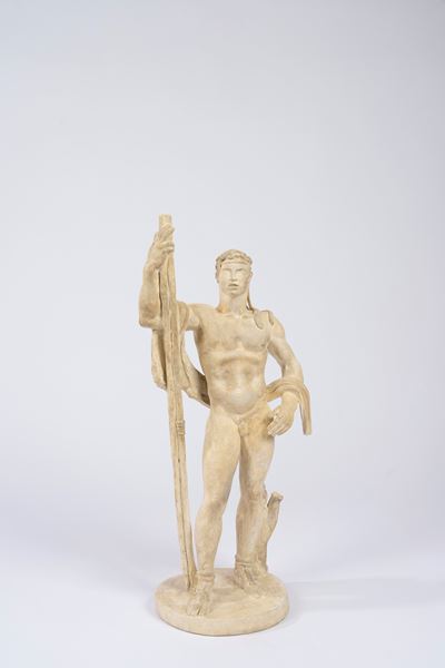 Rematore, gesso patinato