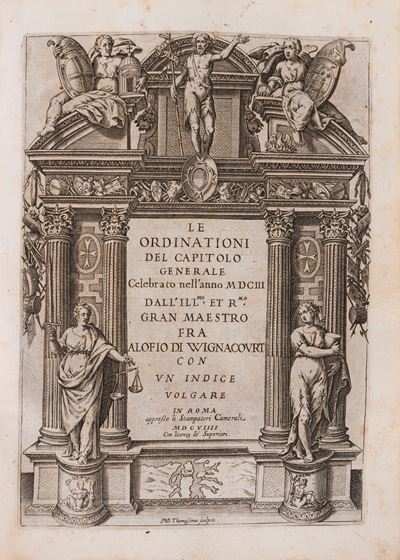 Gli statuti della Sacra Religione di San Giovanni Gerosolimitano, con le Ordinazioni del Capitolo...