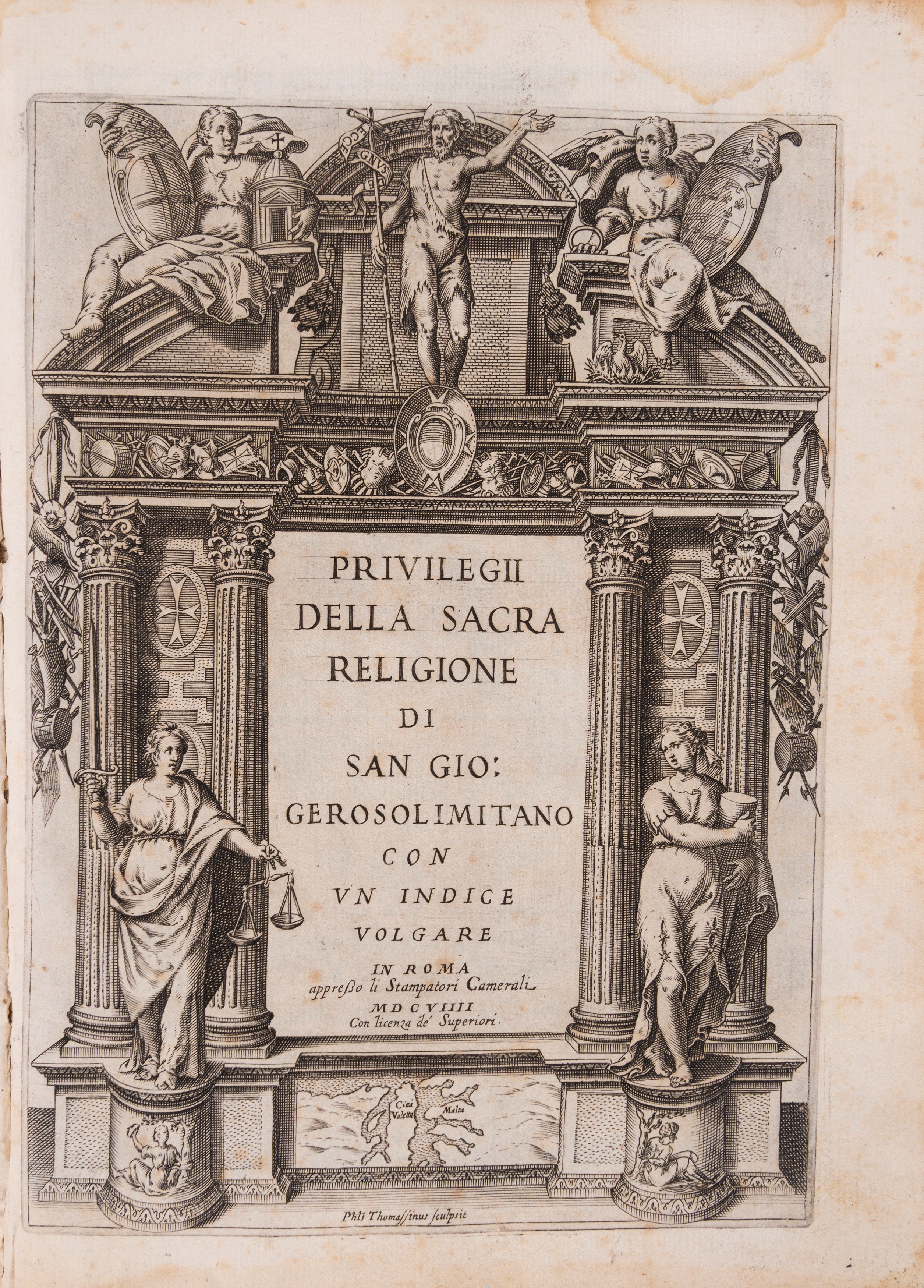 Gli statuti della Sacra Religione di San Giovanni Gerosolimitano, con le Ordinazioni del Capitolo...