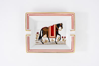Hermes, Posacenere in porcellana