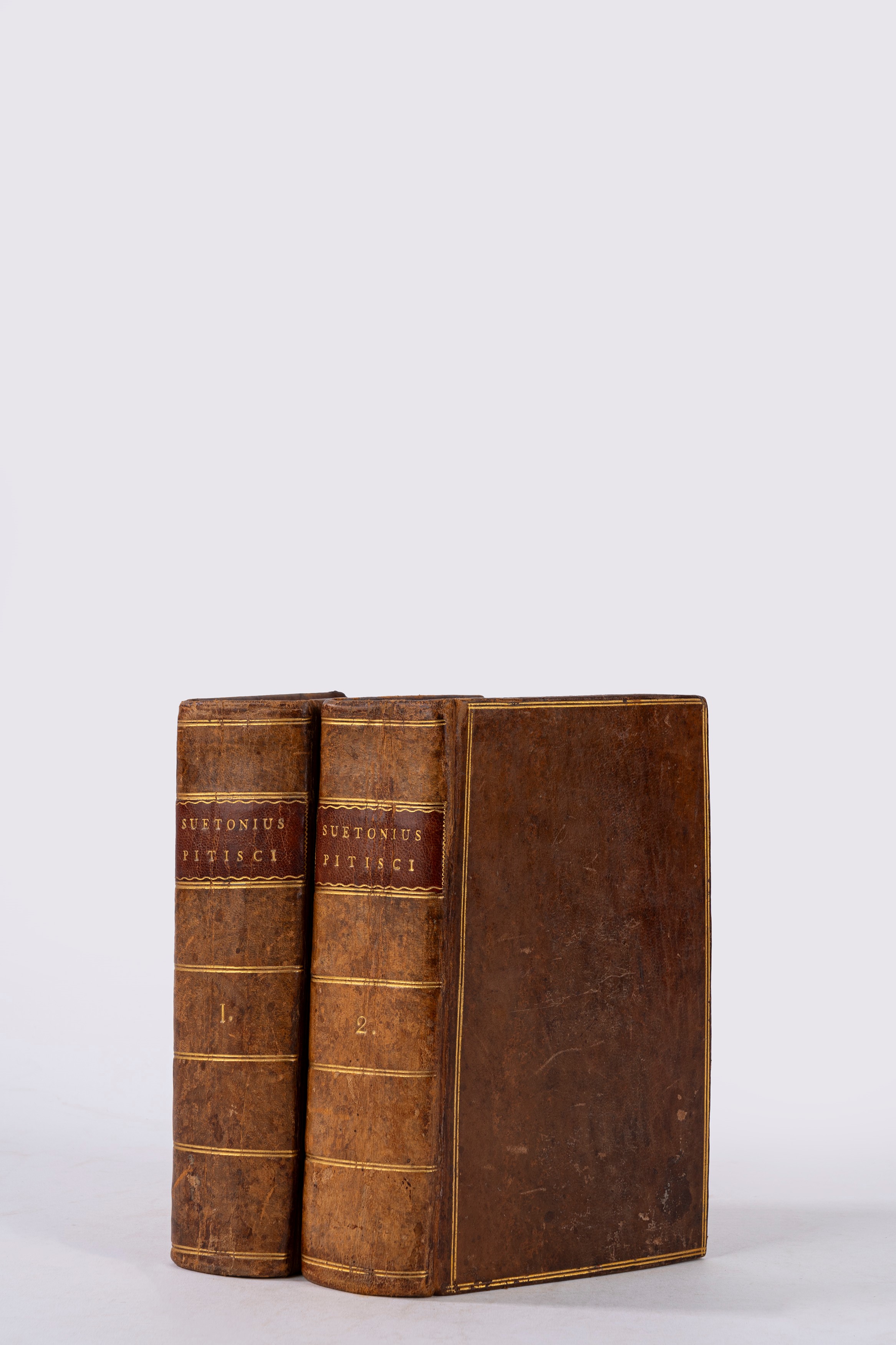 Svetonio - Opera et in illa commentarius Samuelis Pitisci, Antiquitates Romanae, 1690