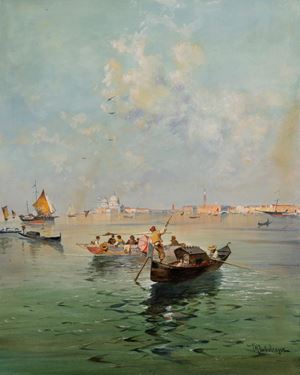Venezia, in gondola
