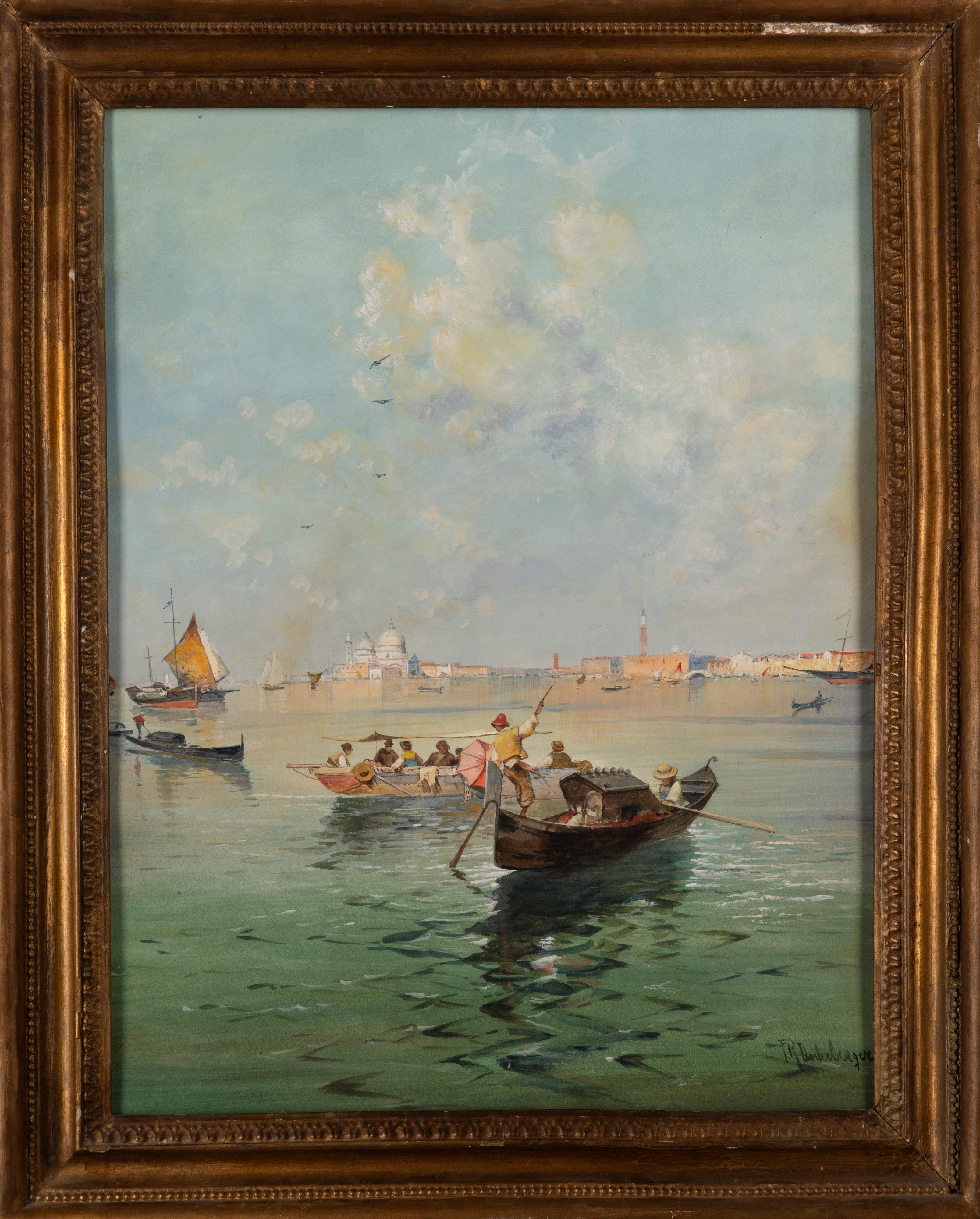 Venezia, in gondola