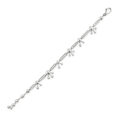 Bracciale Collezione Astrale Fireworks, oro bianco 18k con diamanti