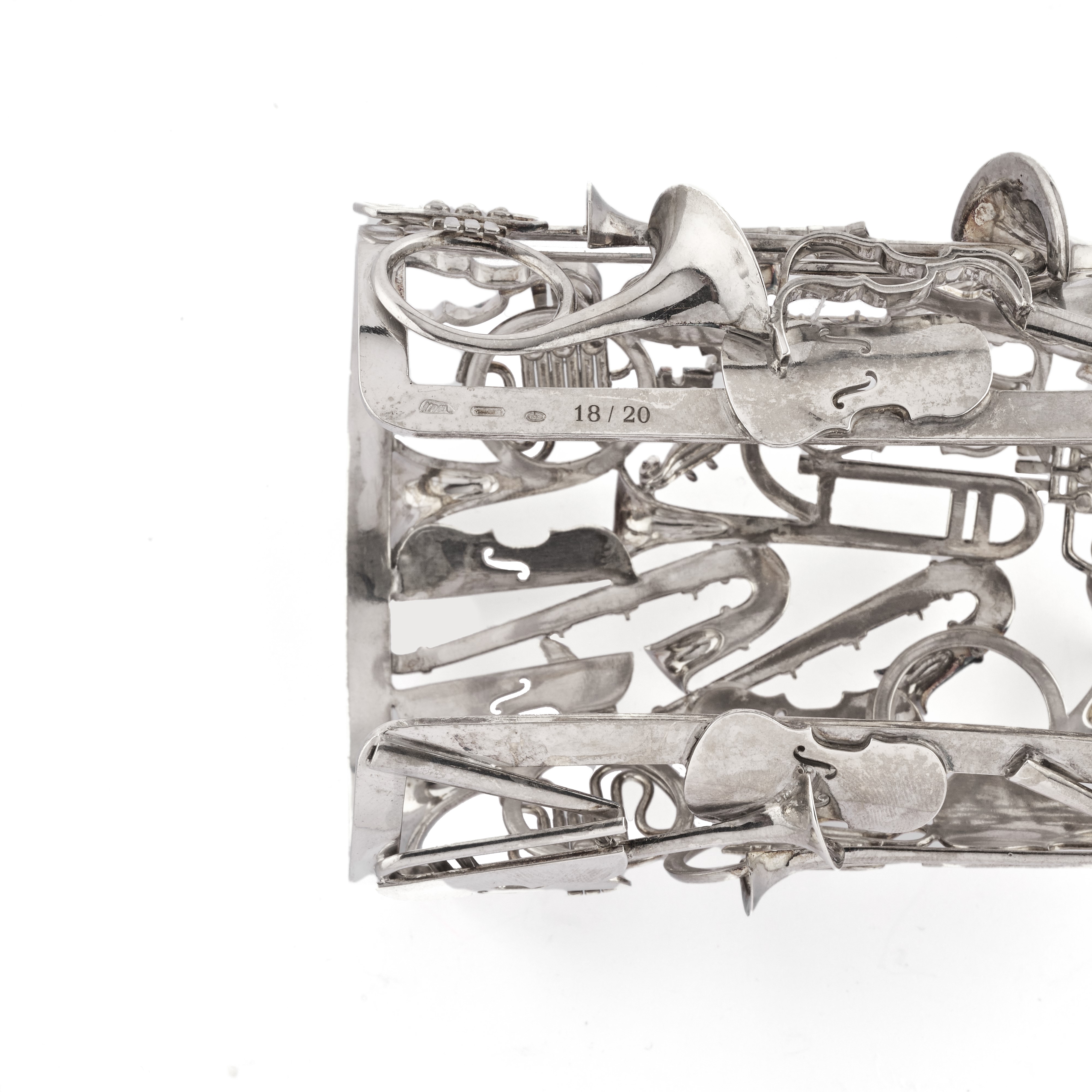 Fernandez Arman - Bracciale Strumenti in argento 925