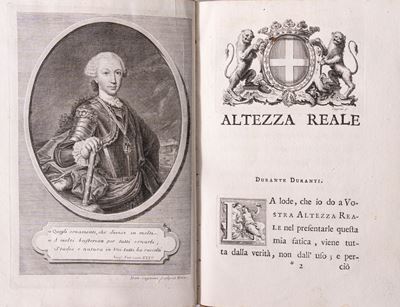 Virginia. Tragedia dedicata a Sua Altezza Reale il Signor Duca di Savoia, edizione rara con incis...