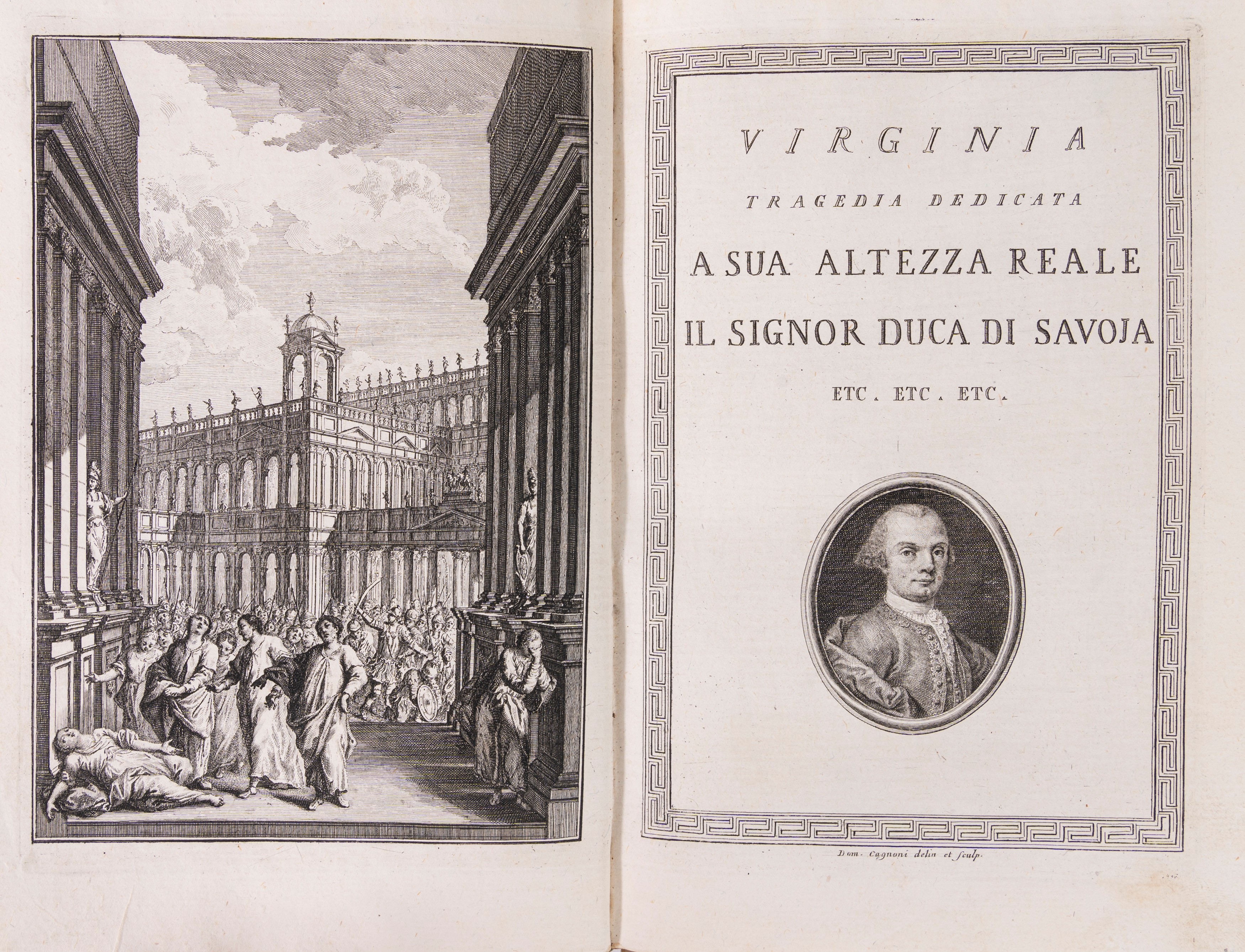 Durante Duranti - Virginia. Tragedia dedicata a Sua Altezza Reale il Signor Duca di Savoia, edizi...