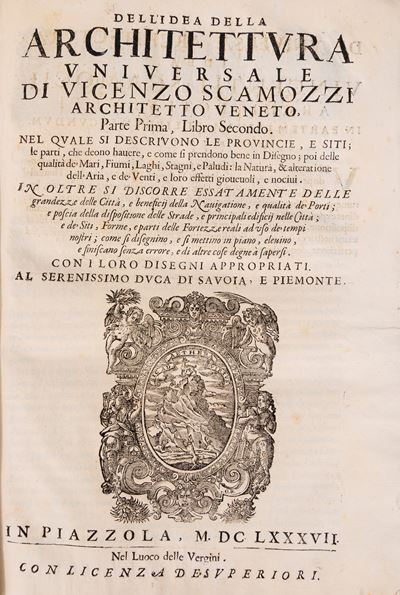 Scamozzi, Dell'Idea della Architettura, Seconda edizione, 1687