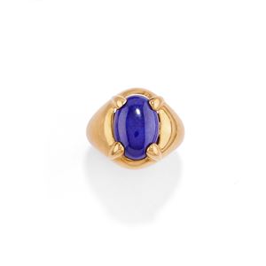 Lapis lazuli ring