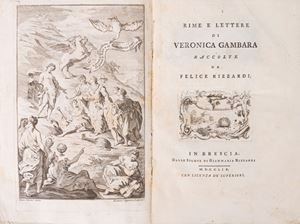 Veronica Gambara&#39;s rhymes and letters collected by Felice Rizzardi