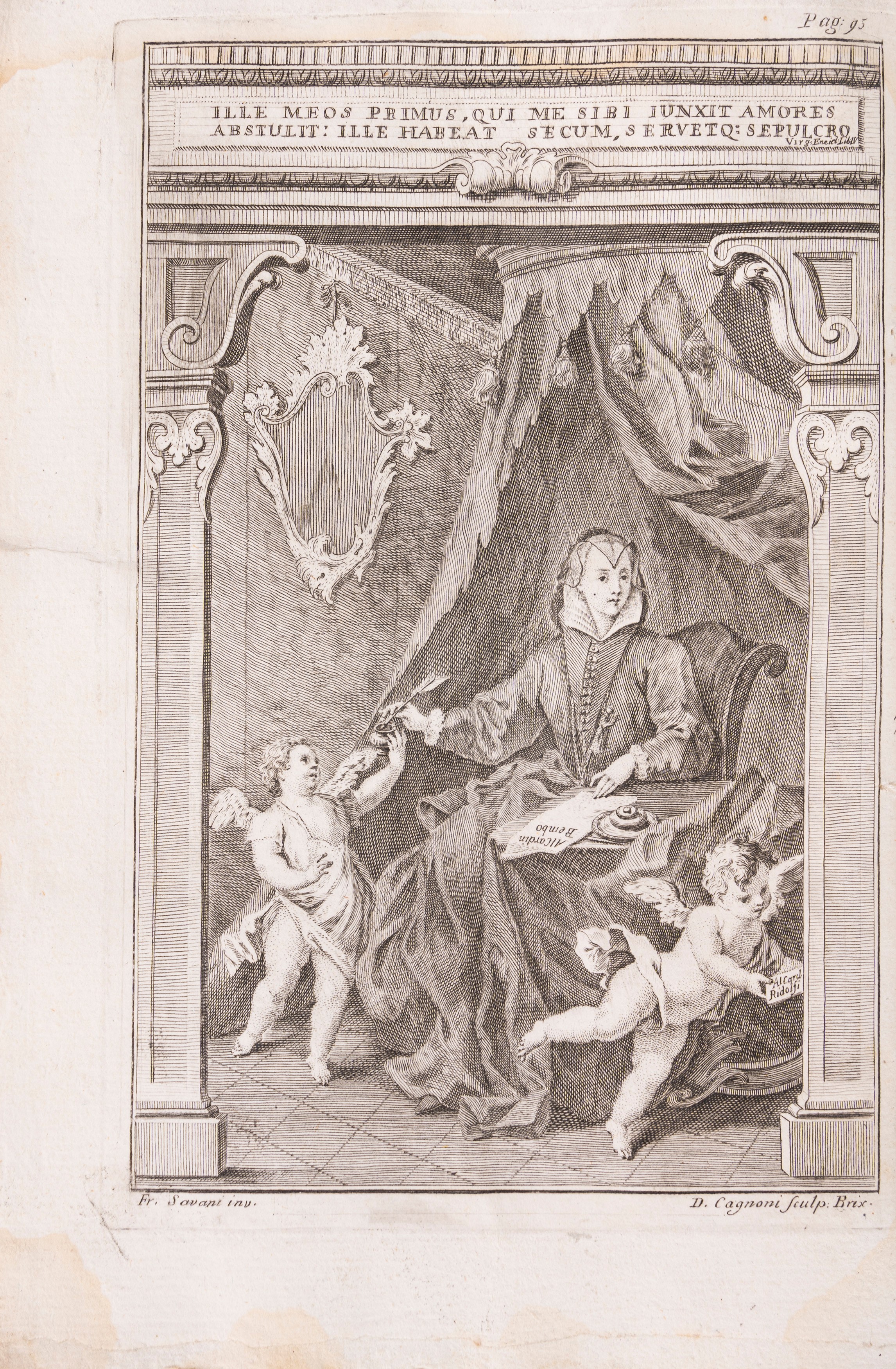 Rime e lettere di Veronica Gambara raccolte da Felice Rizzardi, Prima edizione, 1759