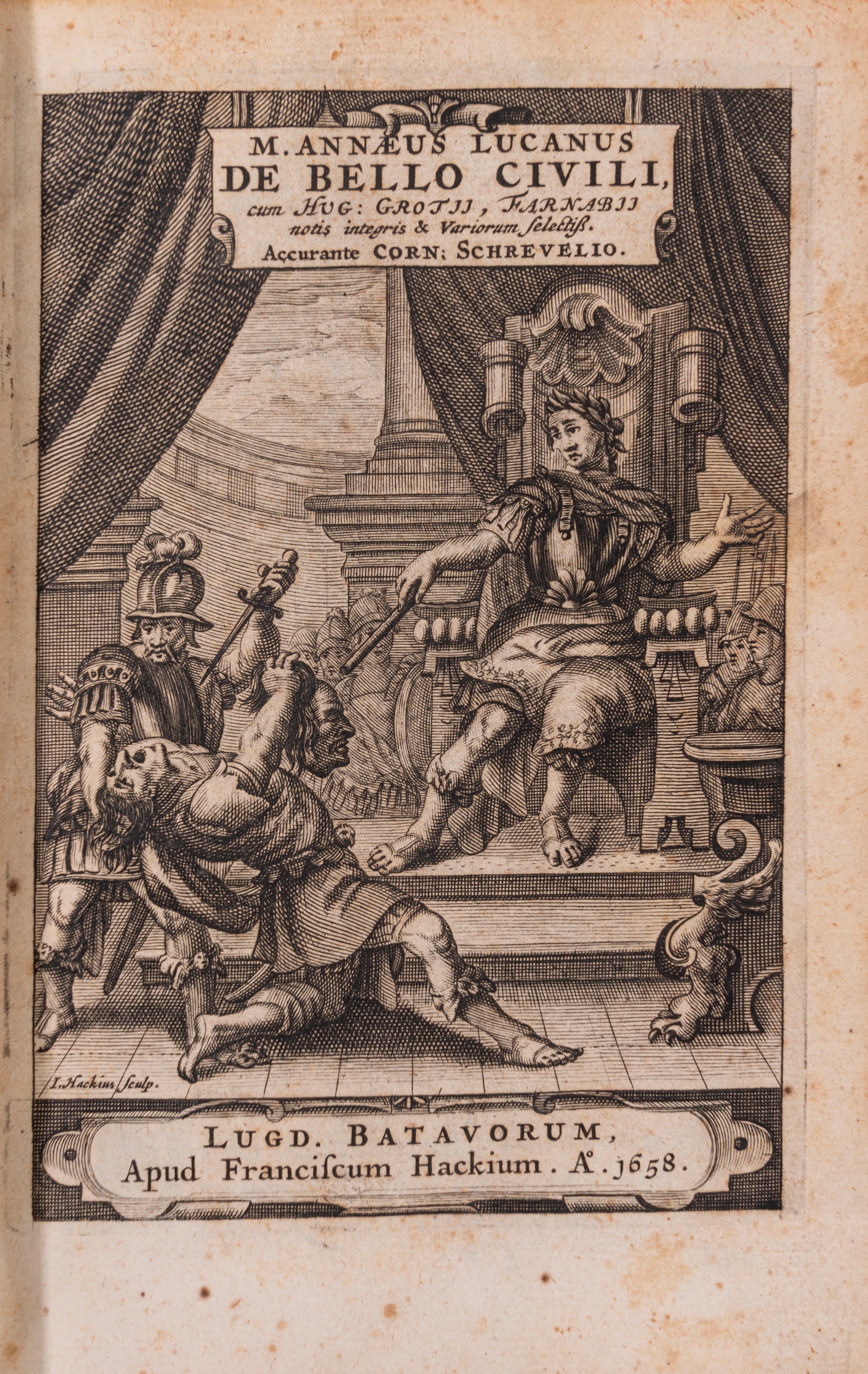 Marco Anneo Lucano - De bello civili - Amsterdam, 1658