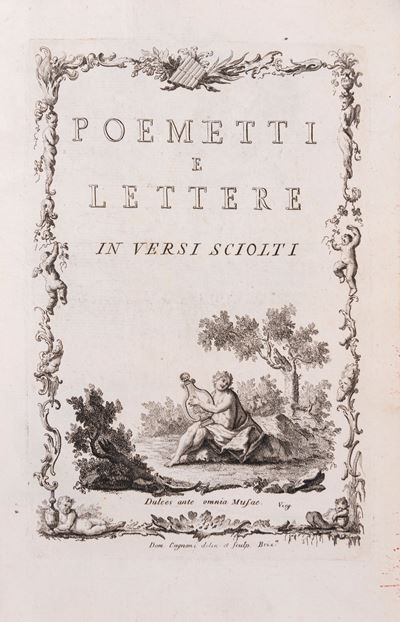 Colpani, Poemetti e lettere in versi sciolti, 1769