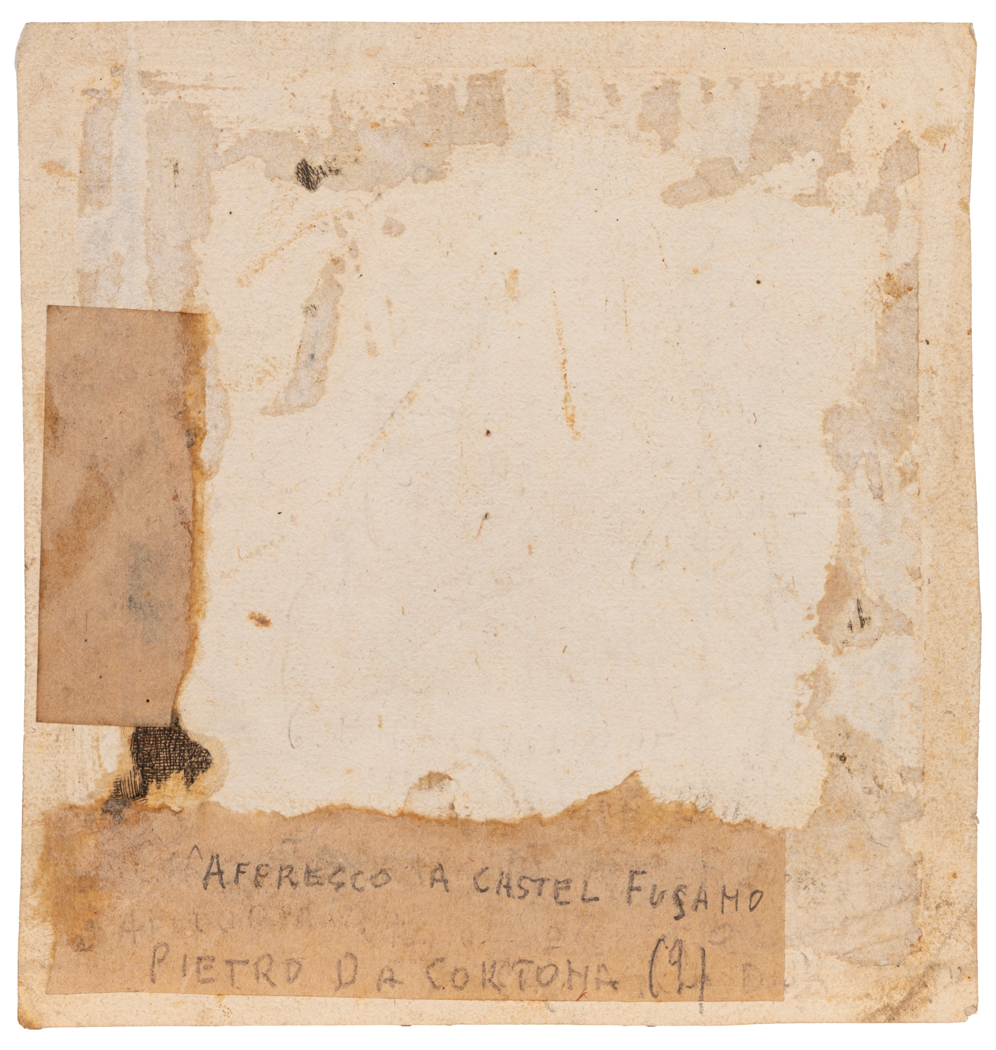 Scuola Italiana, Secolo XVIII - Noli me tangere, carboncino su carta con filigrana