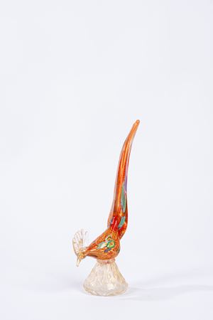 Uccellino in vetro di Murano