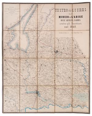 Theater of the War between the Mincio and the Adige of the Sardinian Army against the Austrians in 1848