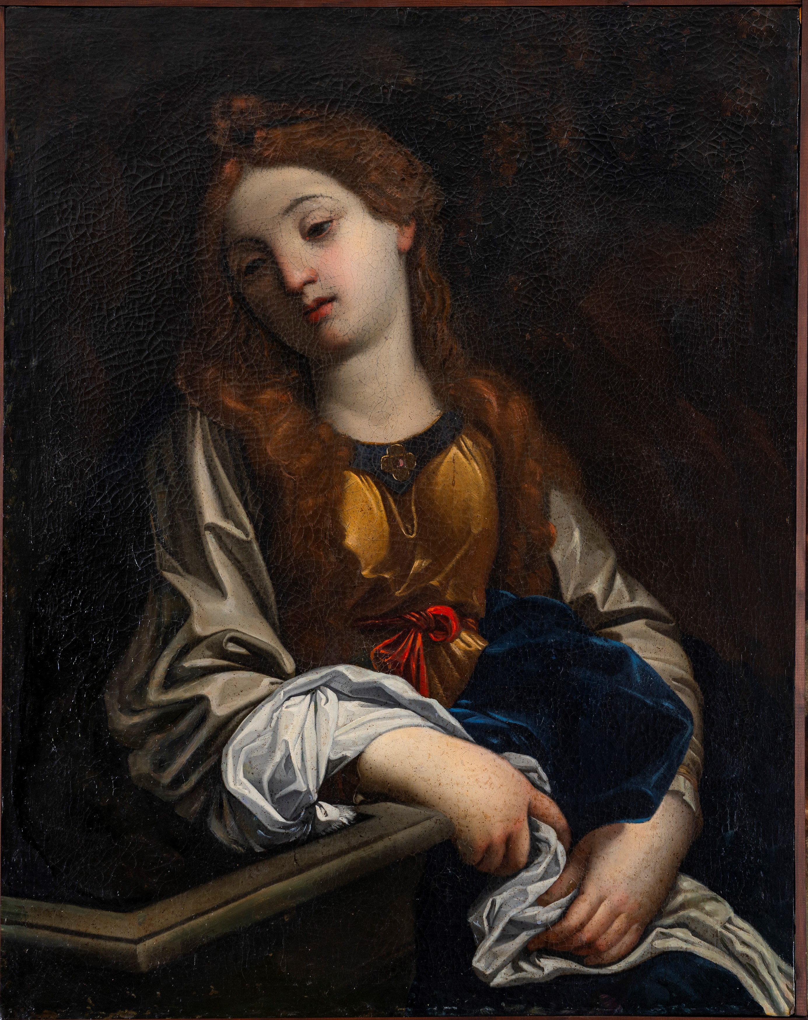 Scuola Emiliana, Secolo XVII - Autore Ignoto, Maddalena, olio su tela