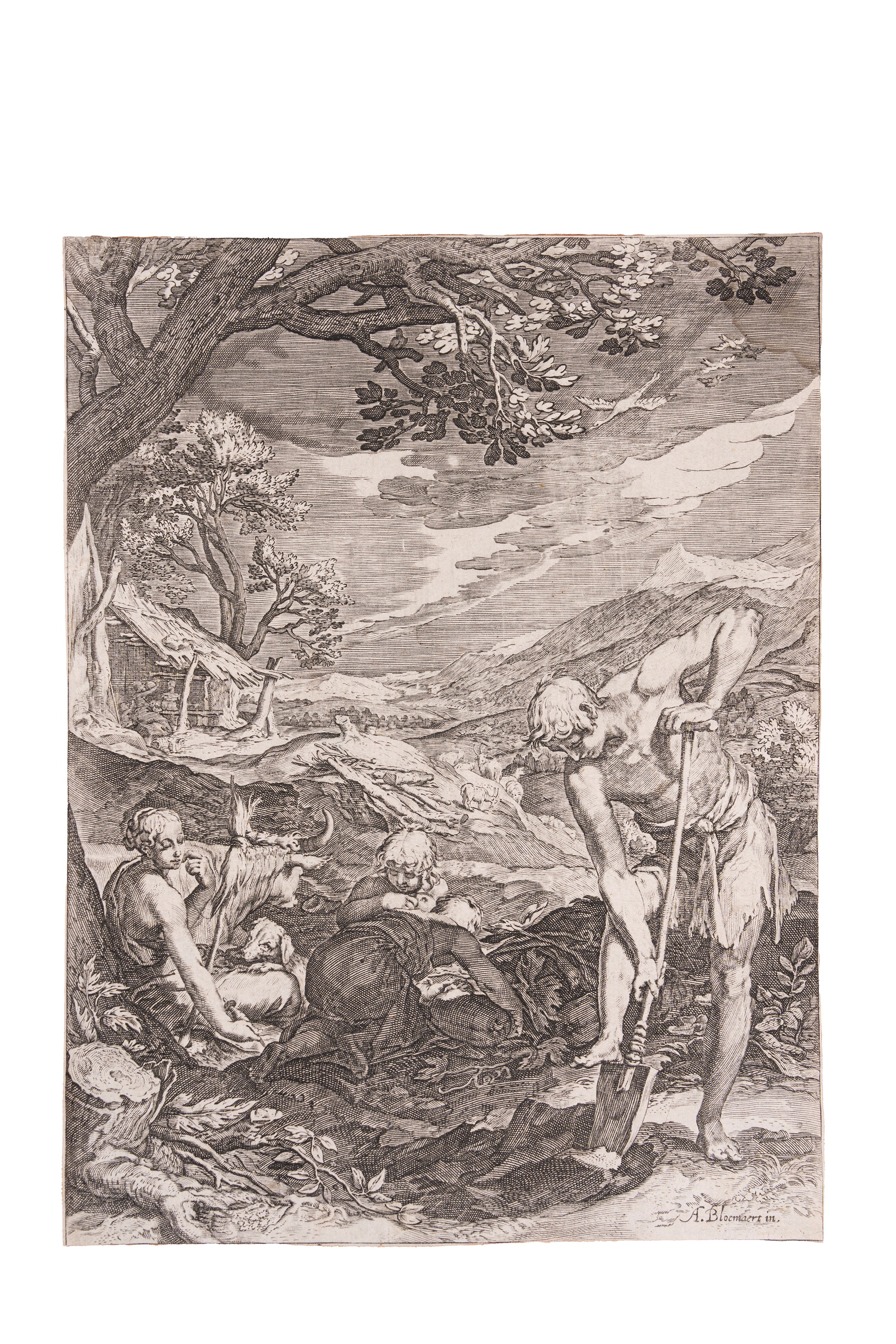 Abraham Bloemaert - The work of Adam and Eve 1600 | Books, Autographs ...
