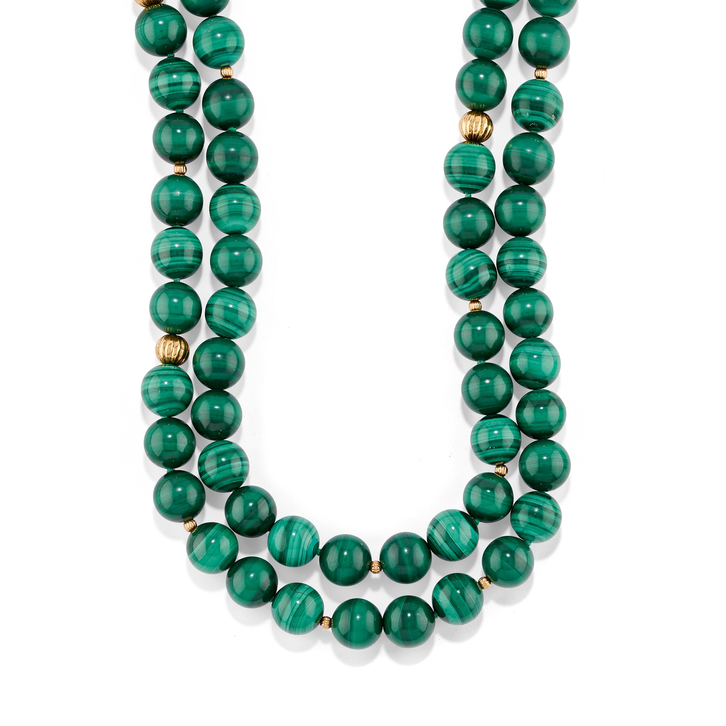 Collana in Malachite