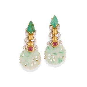Jadeite earrings