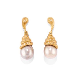 Pearl earrings