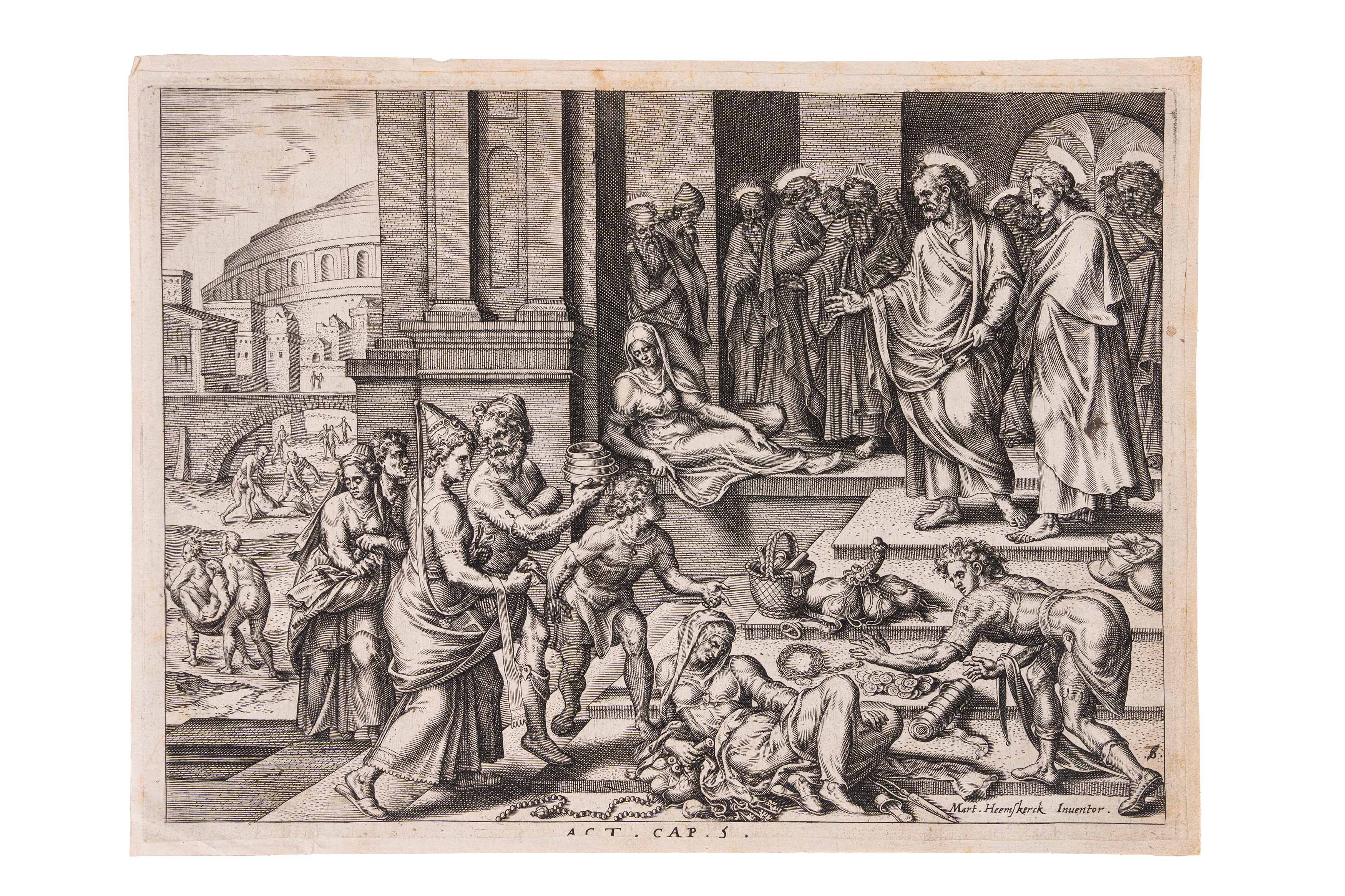 Philippe Galle - Acta Apostolorum - Quattro incisioni, 1643