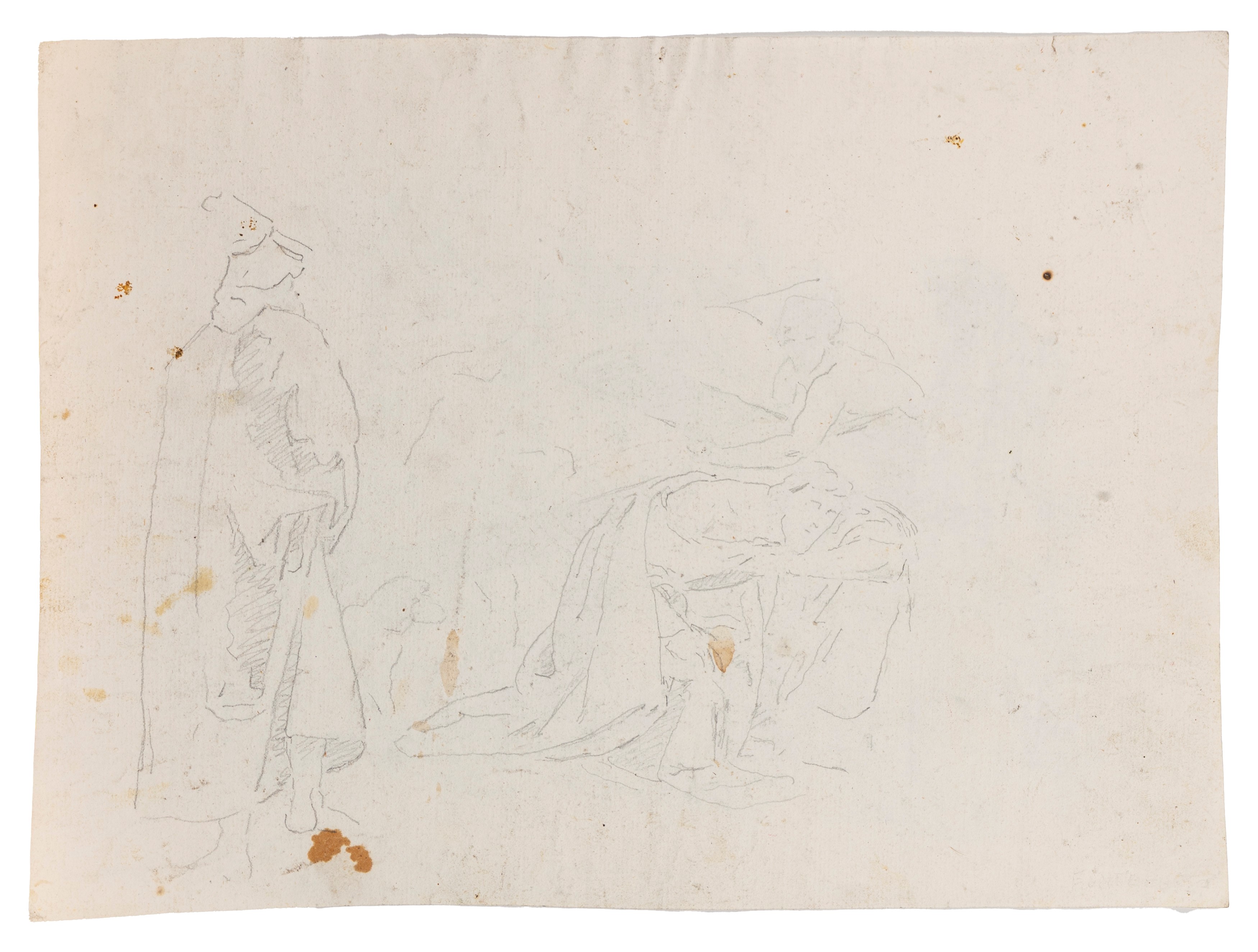Da Giandomenico Tiepolo - Stazioni della Via Crucis, sei disegni a matita su carta