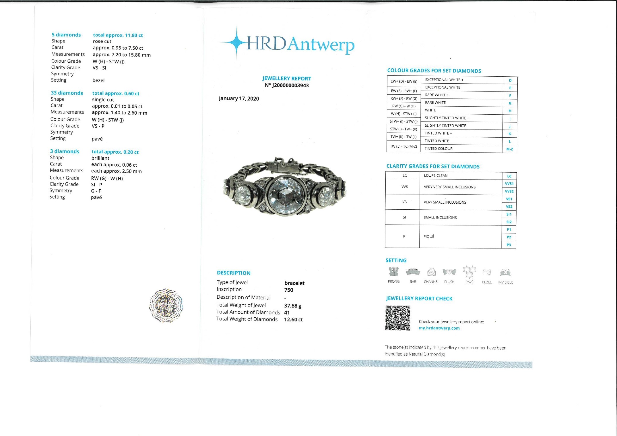 Bracciale con Diamanti