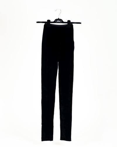 Leggins in velluto elasticizzato, taglia 34