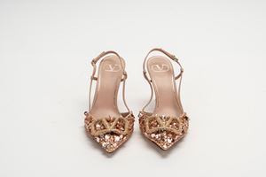 Scarpe V logo slingback 