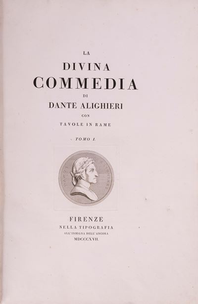 La Divina Commedia con 125 tavole incise su rame