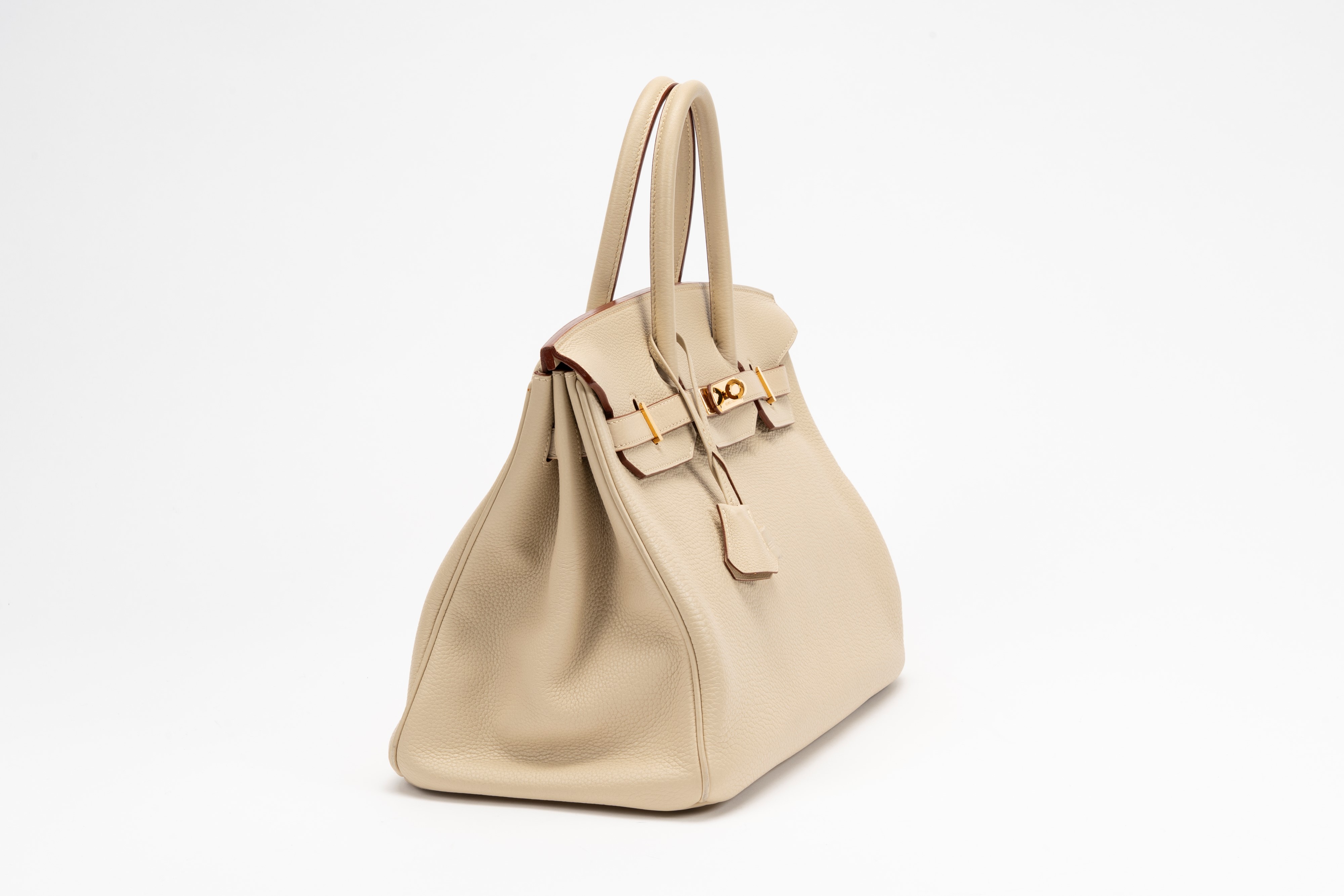 Hermès - Borsa Birkin 35 in pelle Togo color Vanille