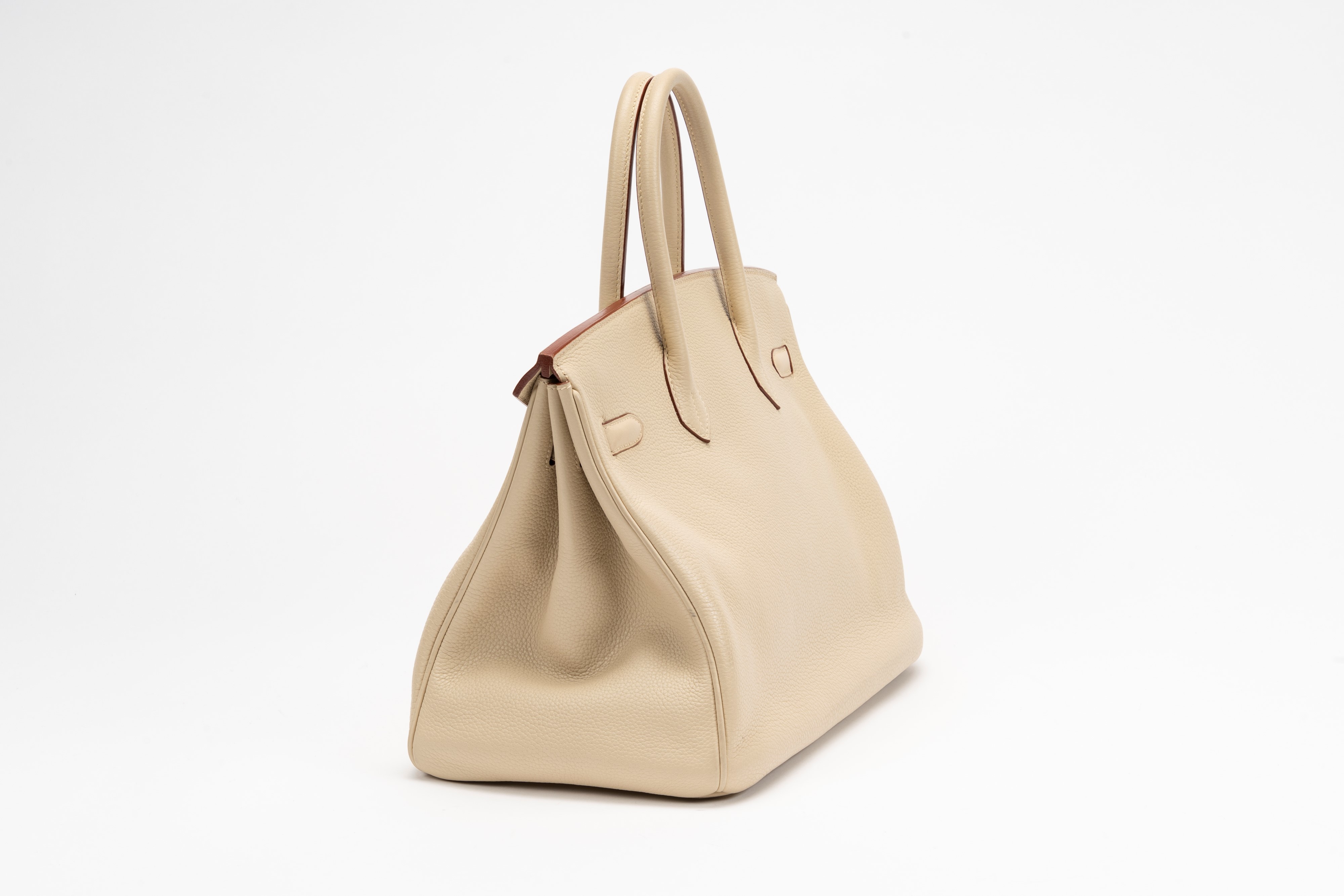 Hermès - Borsa Birkin 35 in pelle Togo color Vanille