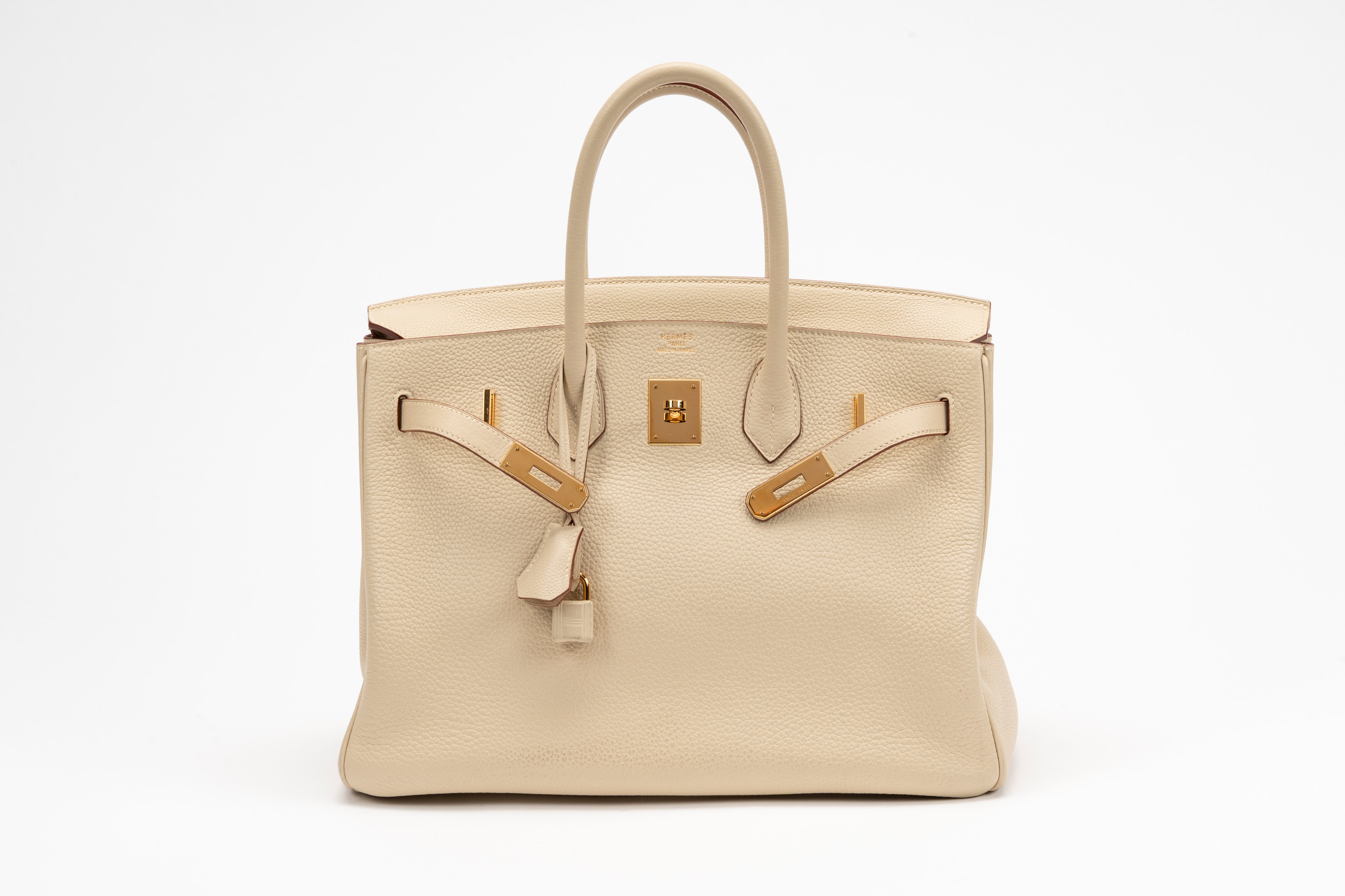 Hermès - Borsa Birkin 35 in pelle Togo color Vanille