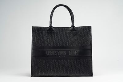 Borsa Booktote in pelle nera