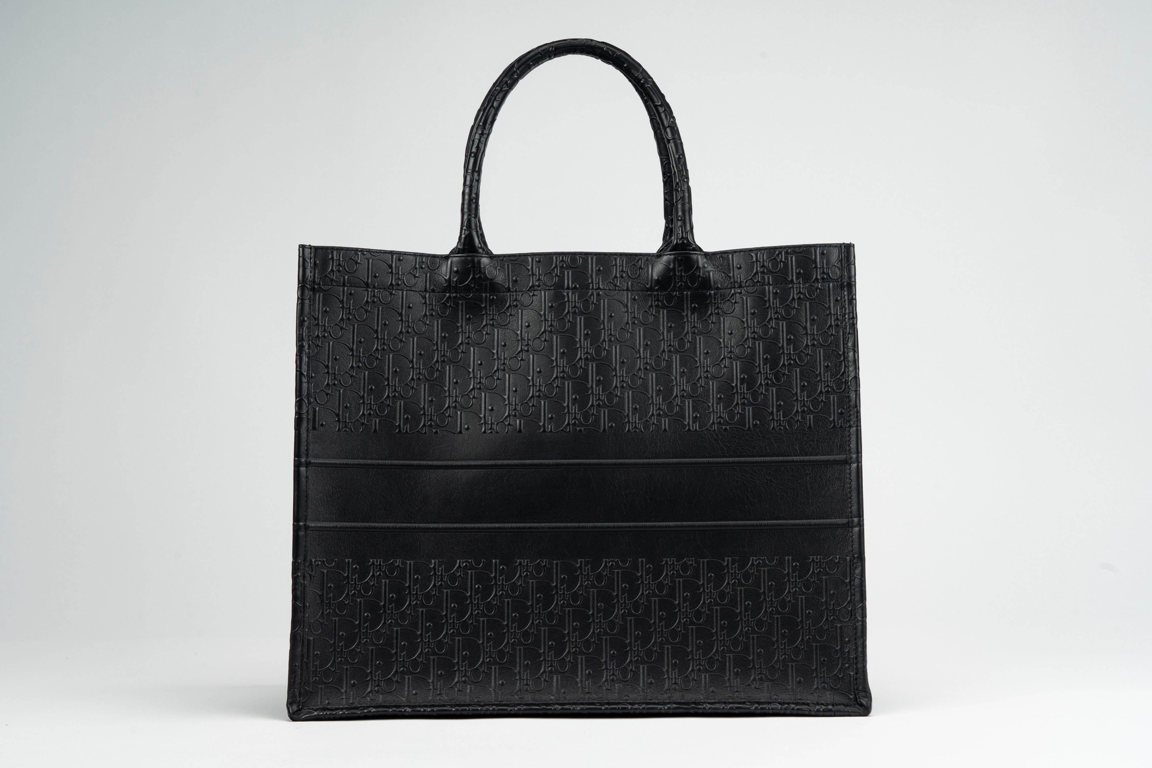 Christian Dior - Borsa Booktote in pelle nera