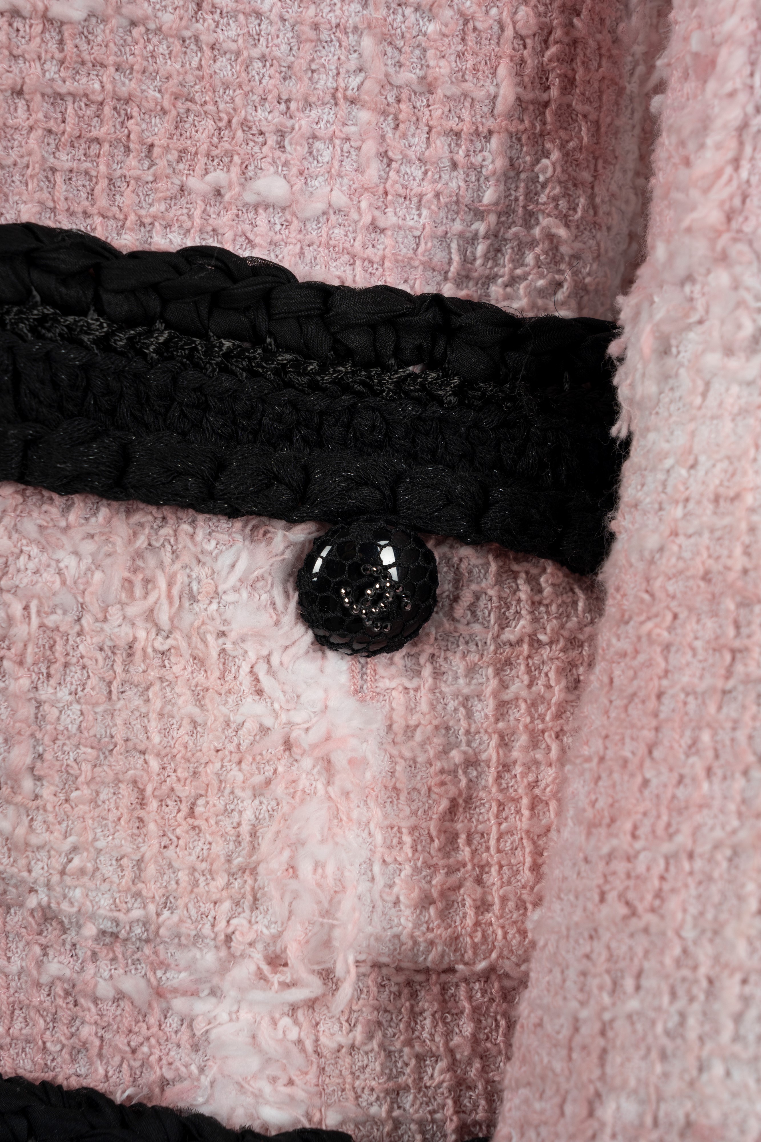 Giacca a manica lunga in cotone bouclé, Chanel