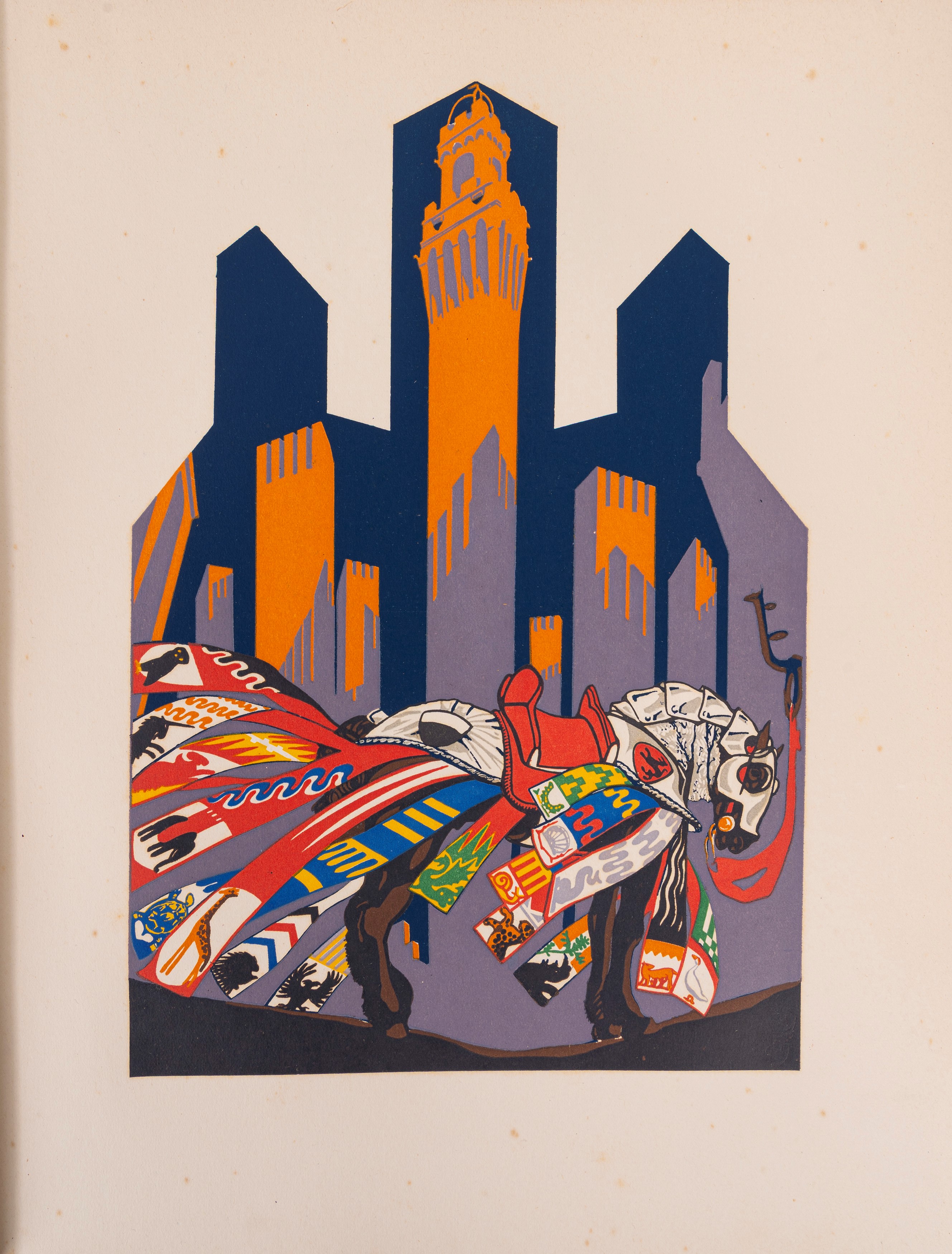 Duilio Cambellotti, Piero Musciatelli - Il Palio di Siena, 1932