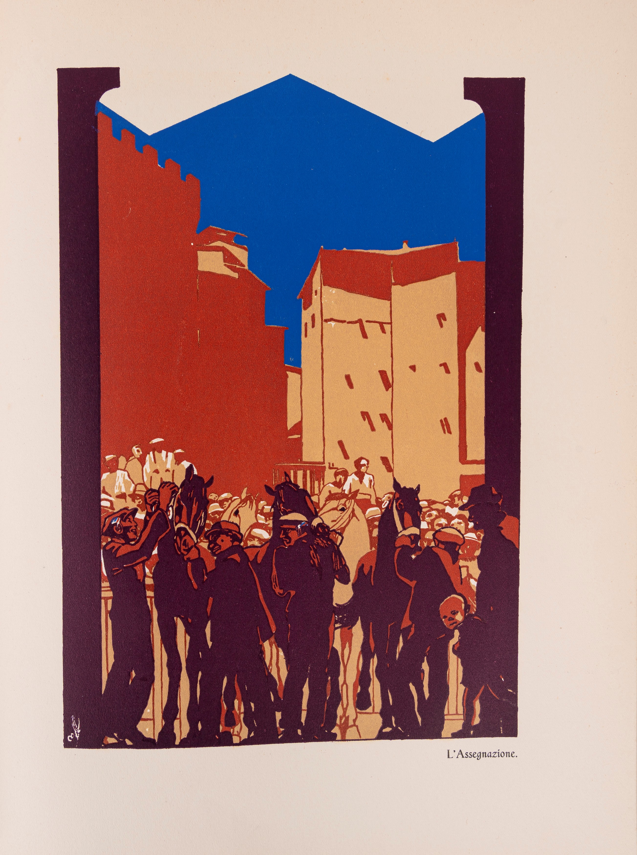 Duilio Cambellotti, Piero Musciatelli - Il Palio di Siena, 1932
