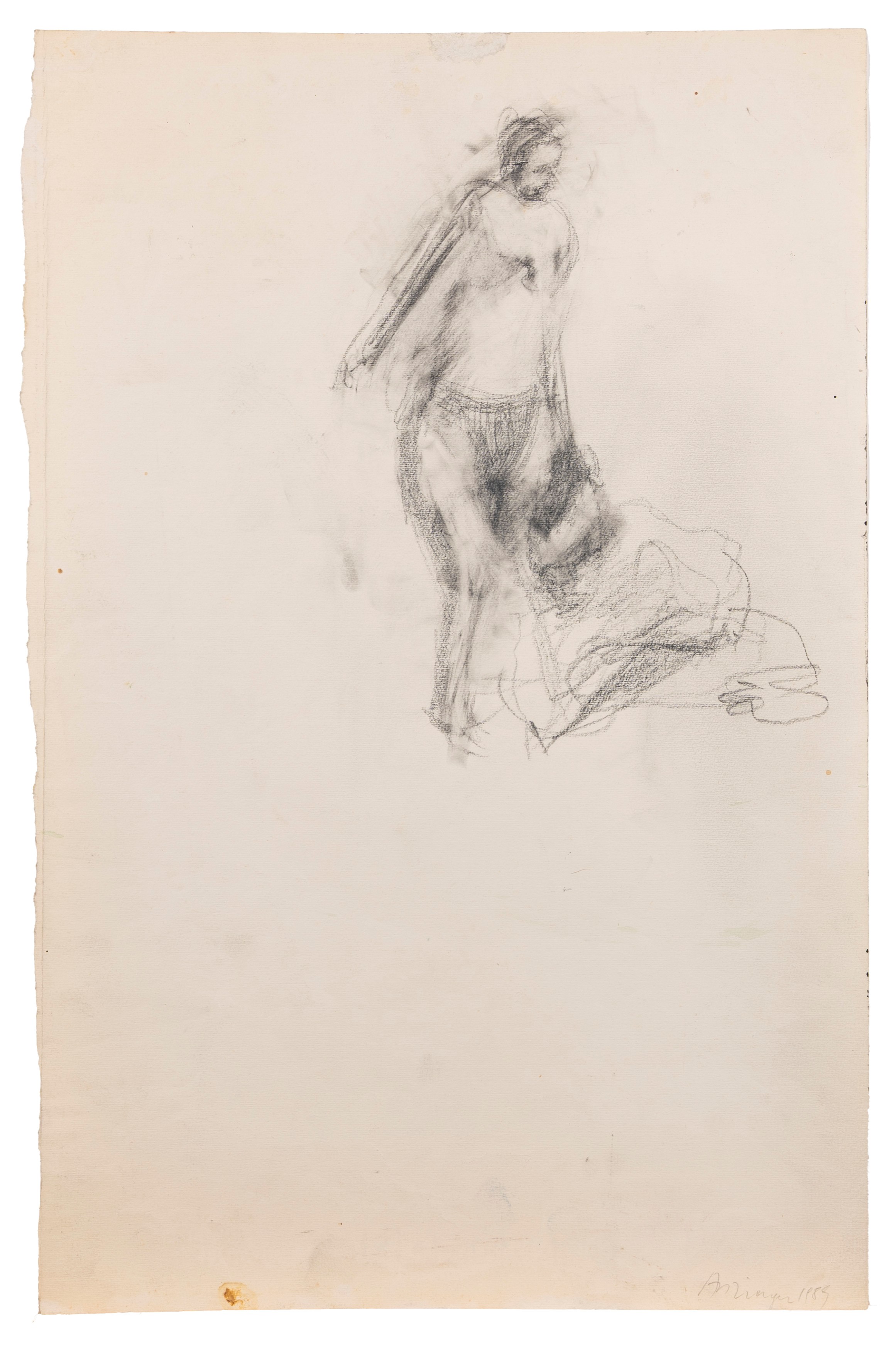 Lotto composto da sei disegni di epoche diverse raffiguranti schizzi