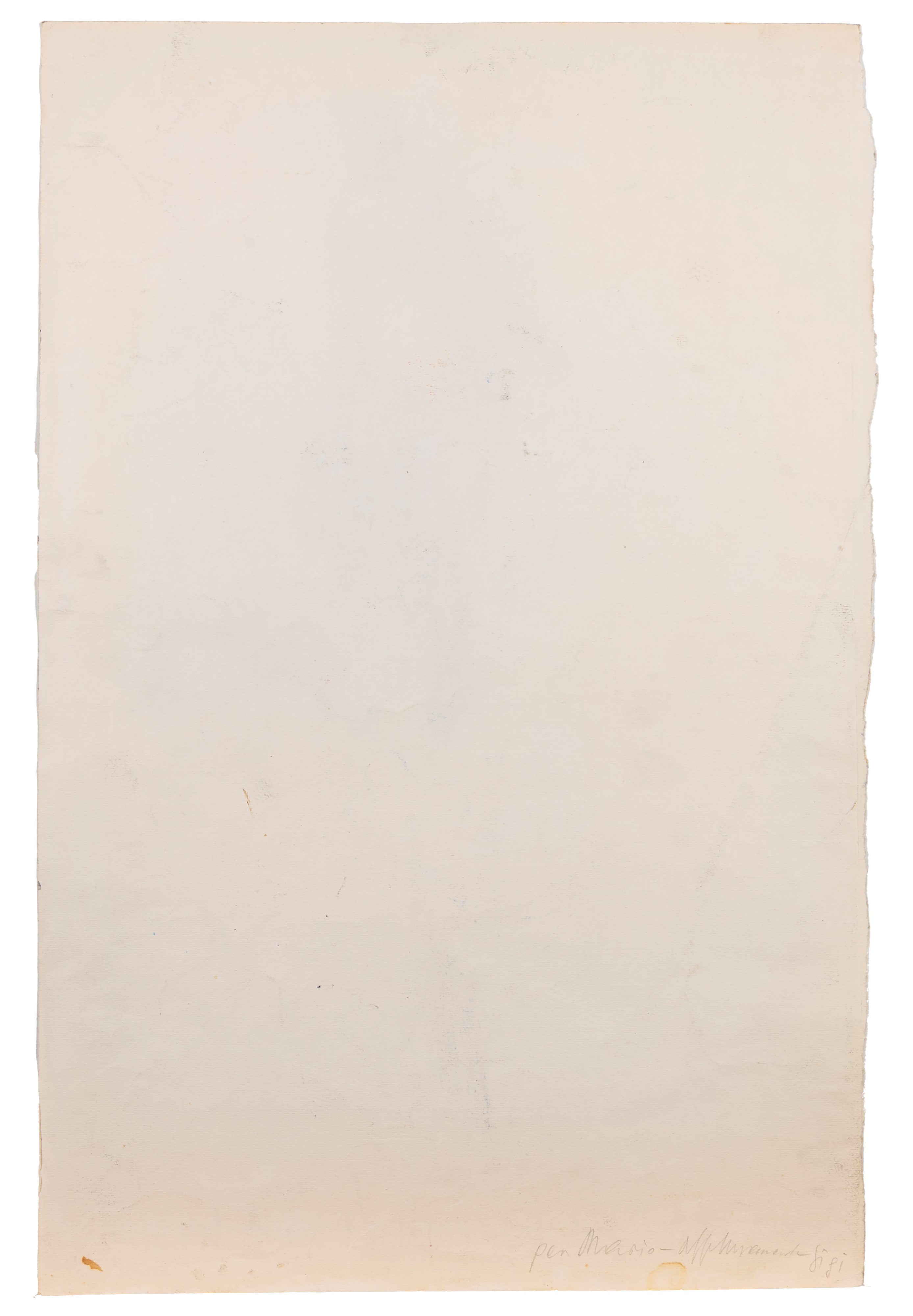 Lotto composto da sei disegni di epoche diverse raffiguranti schizzi