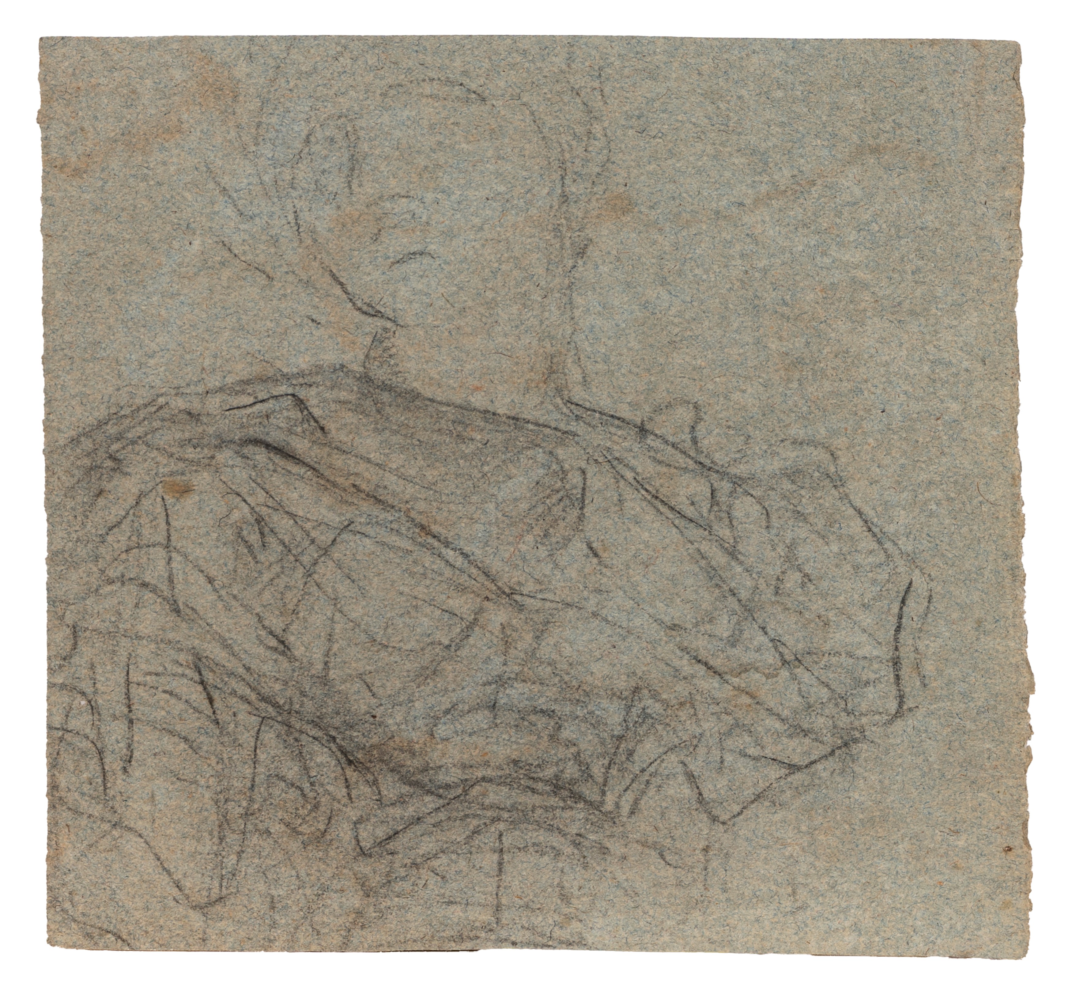 Lotto composto da sei disegni di epoche diverse raffiguranti schizzi