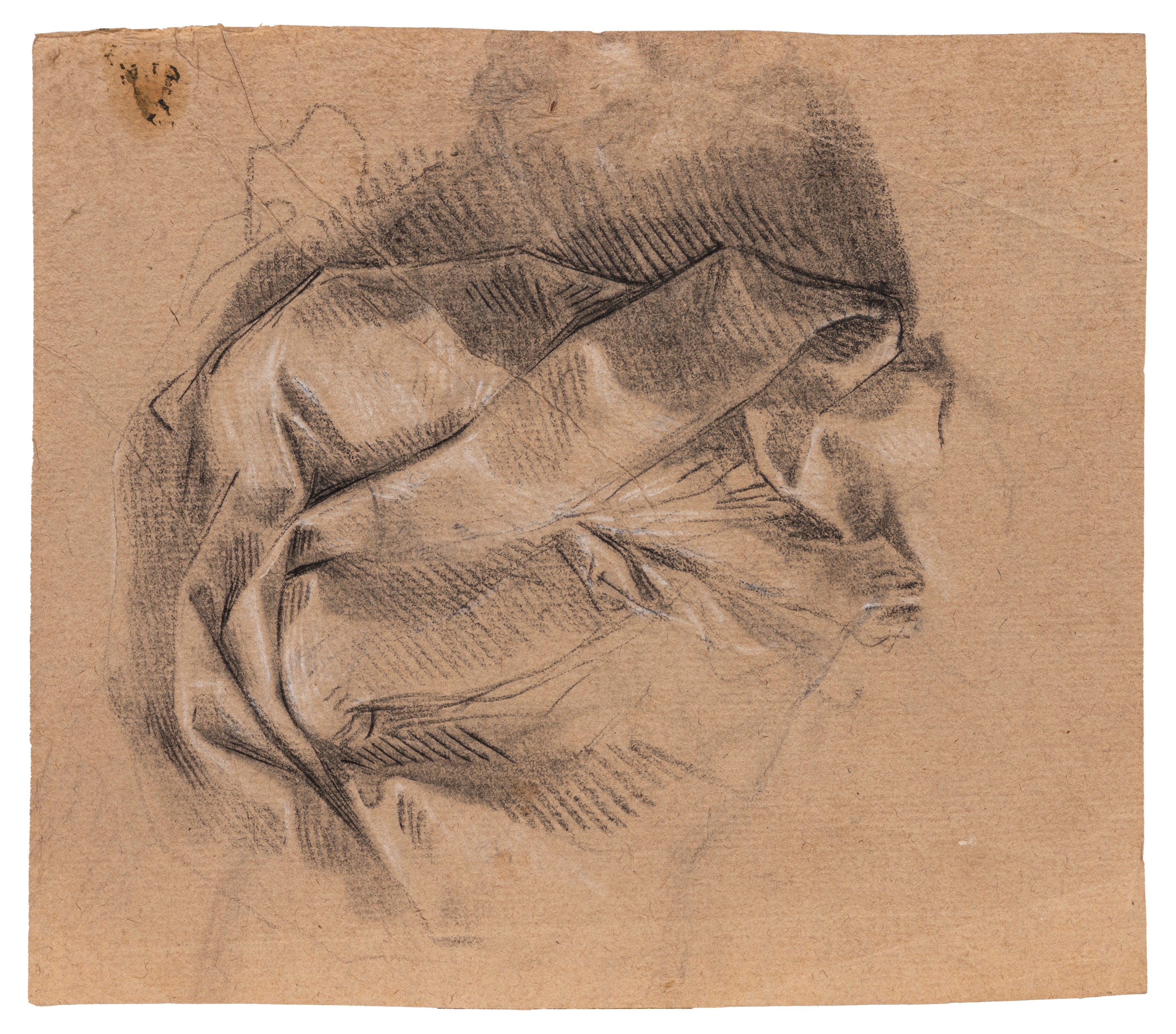 Lotto composto da sei disegni di epoche diverse raffiguranti schizzi