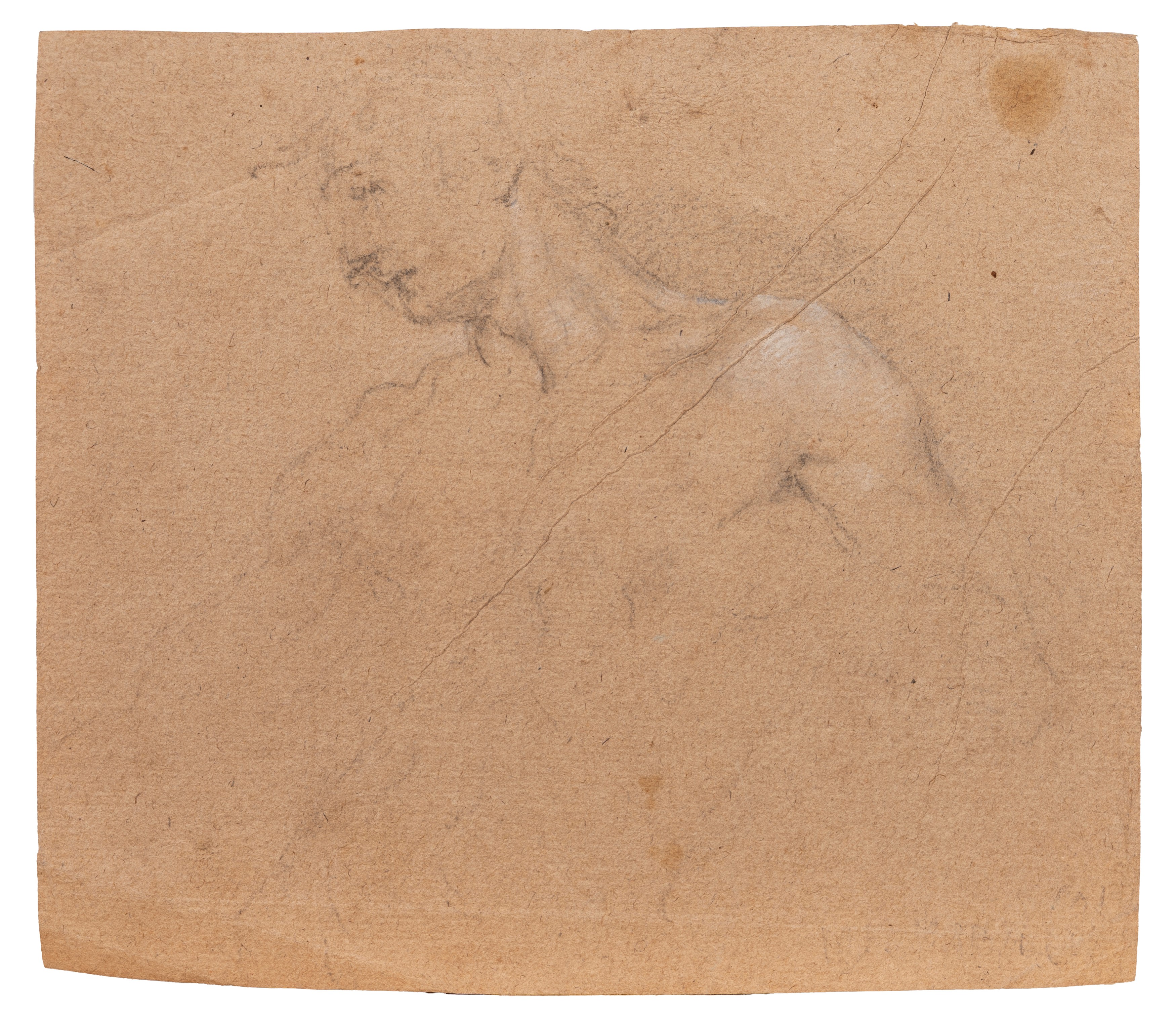 Lotto composto da sei disegni di epoche diverse raffiguranti schizzi