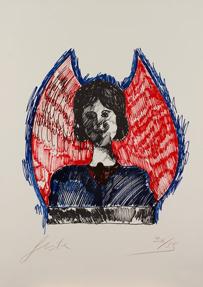 Geraldine - Litografia a colori, es. 35/99