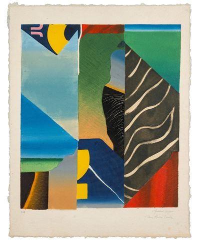 Senza titolo - Litografia a colori, es. E.A.
